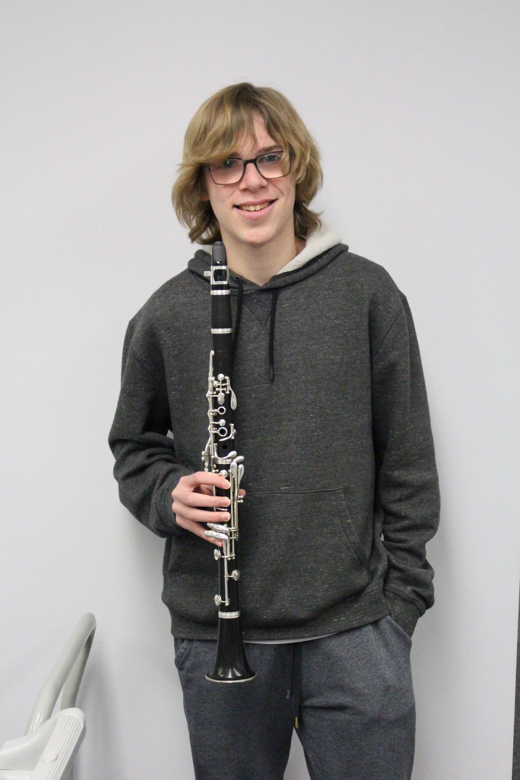 Harper Whiteman, Clark 8th grade clarinet, was recently selected as a member of the 2024 Indiana Bandmasters' Association Junior All-State Band. Only 20 clarinet students are selected from students state-wide in grades 7-9. This is Harper's second year qualifying for the band. Congratulations!